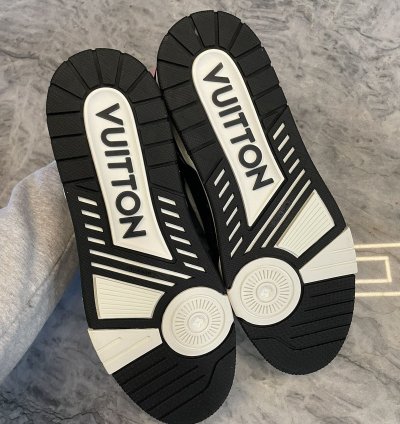 Black White Louis Vuitton Trainers