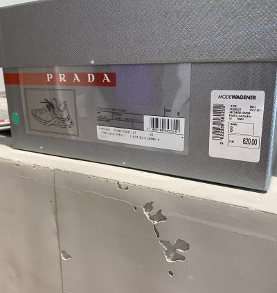 Bnwt Prada Knit Low Top Sneaker