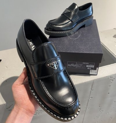 Bnwt Prada Leather Loafers