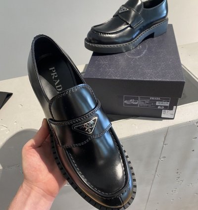 Bnwt Prada Leather Loafers