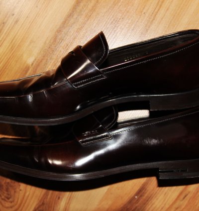 Bnwt Ss20 Prada Brushed Leather Loafers 8