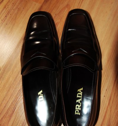 Bnwt Ss20 Prada Brushed Leather Loafers 8
