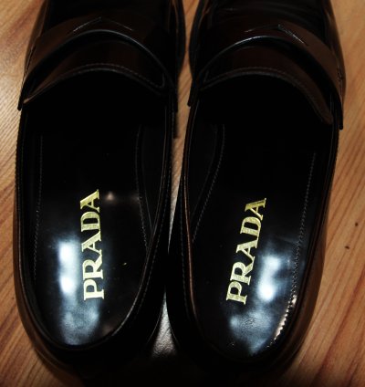 Bnwt Ss20 Prada Brushed Leather Loafers 8