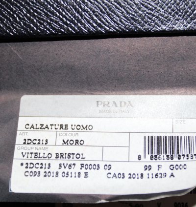 Bnwt Ss20 Prada Brushed Leather Loafers 8
