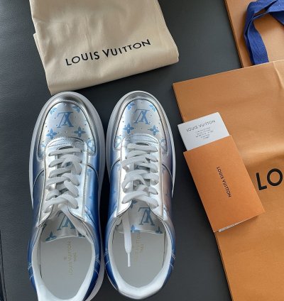 Brand New Limited Edition Lv Monogram Beverly Hills Sneakers