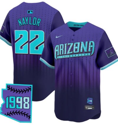 Josh Naylor Jersey 22 Arizona Diamondbacks 2025 City Connect Vapor Premier Limited Stitched