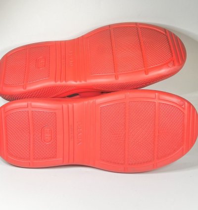 Brand New Prada Red Rubber Mules Size 43eu 10us