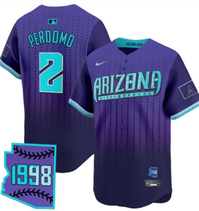 Geraldo Perdomo Jersey 2 Arizona Diamondbacks 2025 City Connect Vapor Premier Limited Stitched