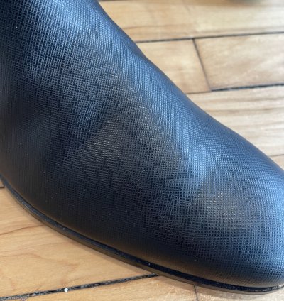 Brand New Prada Saffiano Leather Chelsea Boots
