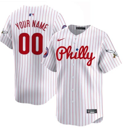Custom Phillies And Eagles Jersey Name Number Vapor Premier Limited Stitched Pinstripe