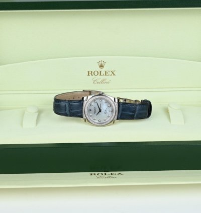 Rolex Cellini Cestello 18k Watch Diamond