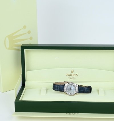 Rolex Cellini Cestello 18k Watch Diamond