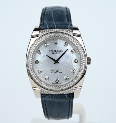 Rolex Cellini Cestello 18k Watch Diamond