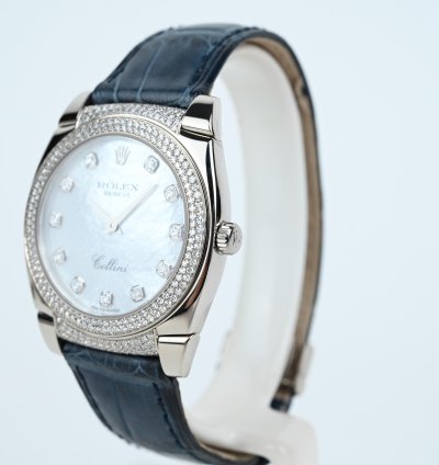 Rolex Cellini Cestello 18k Watch Diamond