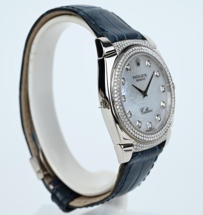 Rolex Cellini Cestello 18k Watch Diamond
