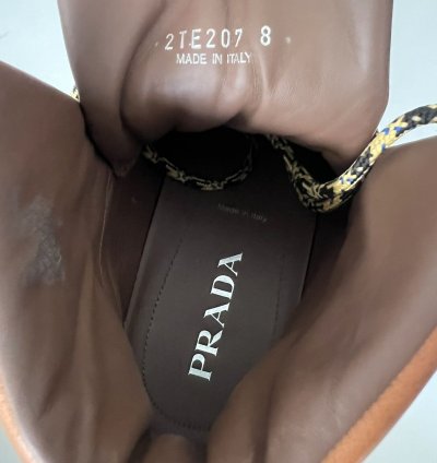 Brown Leather Lace Up Boots With Triangle Logo