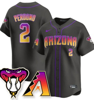 Geraldo Perdomo Jersey 2 Arizona Diamondbacks 2025 City Connect Concept Stitched Black