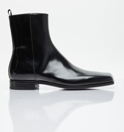 Brushed Leather Boots