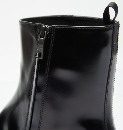 Brushed Leather Boots