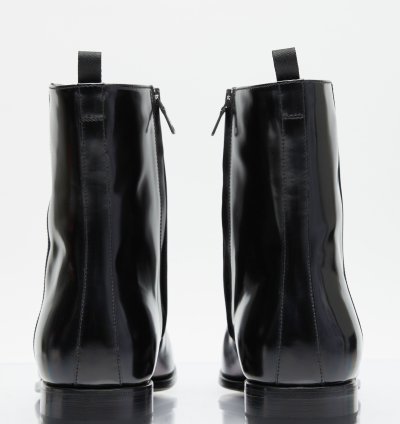 Brushed Leather Boots