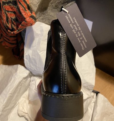 Brushed Leather Chelsea Boots
