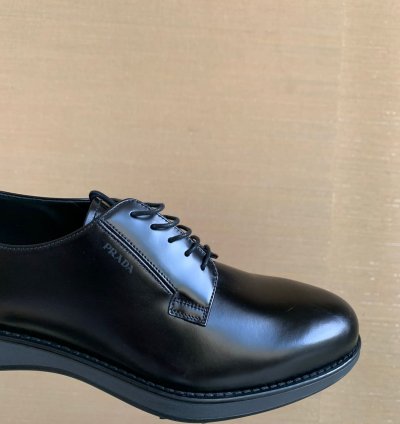 Brushed Leather Derby Shoes