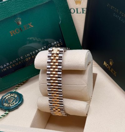 Rolex Datejust 31 2025 New Mother Of Pearl Diamond Two Tone Yellow Gold Fluted Jubilee