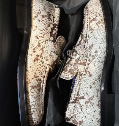 Burberry New Loader Snakeskin 2024 Collection Size 41 5 9us