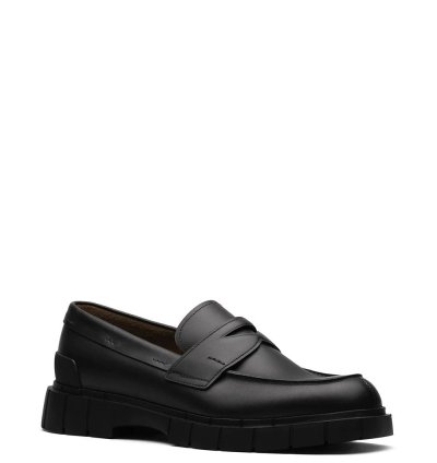 Car Shoe Slip-on Chunky Leather Loafers