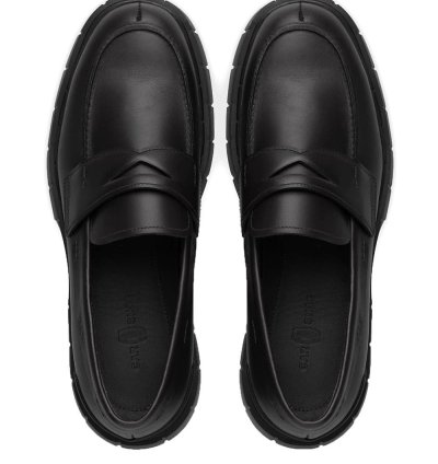 Car Shoe Slip-on Chunky Leather Loafers