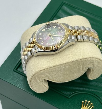 Rolex Datejust 31 278273ng Black Mother Of Pearl Jubilee