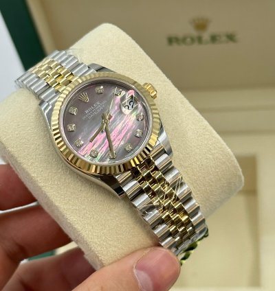 Rolex Datejust 31 278273ng Black Mother Of Pearl Jubilee
