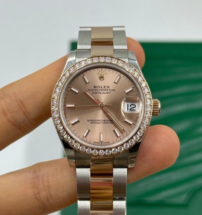Rolex Datejust 31 278381rbr Pink Index Oys