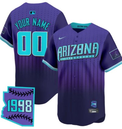 Custom Arizona Diamondbacks Jersey 2025 City Connect Vapor Premier Limited Stitched