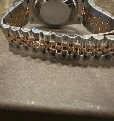 Rolex Datejust 31 278381rbr-0016 Datejust 31 Mm Everose Gold Jub Silver 10 Br Diamond Bezel