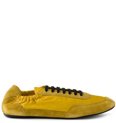 Collapse Re-nylon And Suede Sneakers