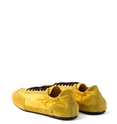 Collapse Re-nylon And Suede Sneakers