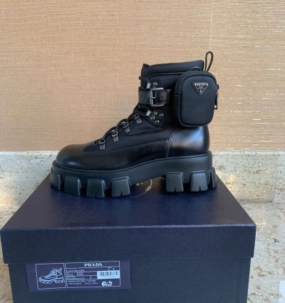 Combat Pocket Logo Boots