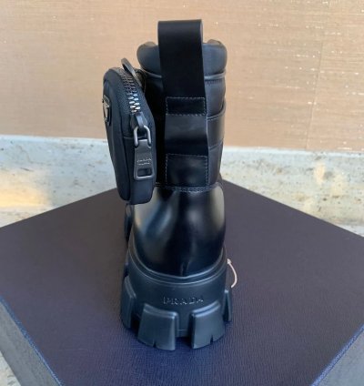Combat Pocket Logo Boots