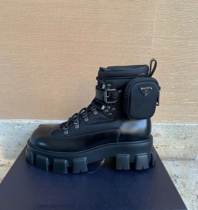 Combat Pocket Logo Boots