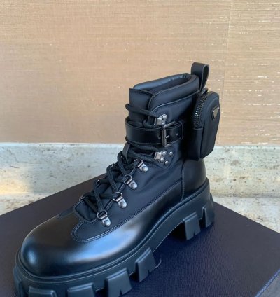 Combat Pocket Logo Boots