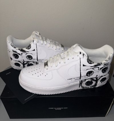Comme Des Garcons Supreme Nike Air Force 1 Low Eyes