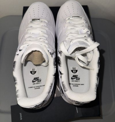 Comme Des Garcons Supreme Nike Air Force 1 Low Eyes