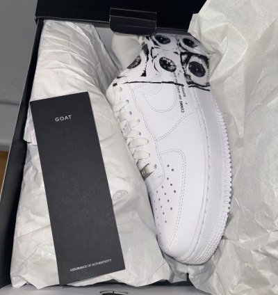 Comme Des Garcons Supreme Nike Air Force 1 Low Eyes