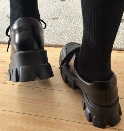 Current Collection Monolith Lace-up Shoes In Brushed Leather