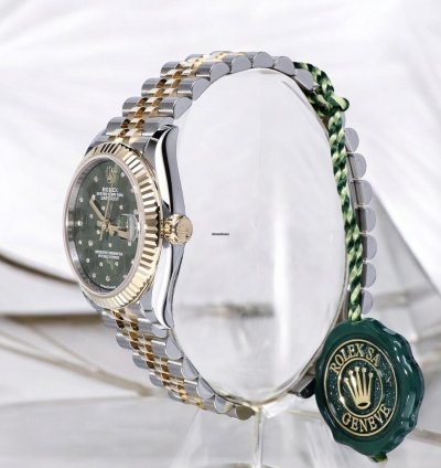 Rolex Datejust 31 Jubilee Gold Steel Olive Green 31 Mm Unworn 2025