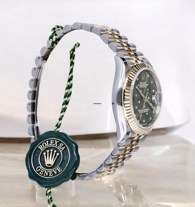 Rolex Datejust 31 Jubilee Gold Steel Olive Green 31 Mm Unworn 2025