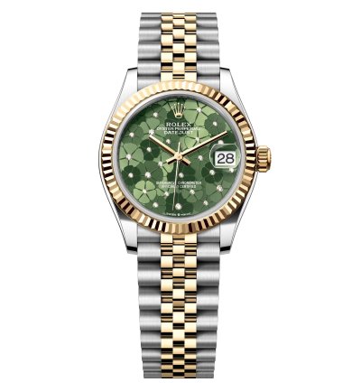Rolex Datejust 31 Jubilee Gold Steel Olive Green 31 Mm Unworn 2025