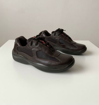 Ds Prada America Cup Two Tone Brown