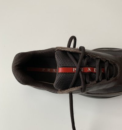 Ds Prada America Cup Two Tone Brown